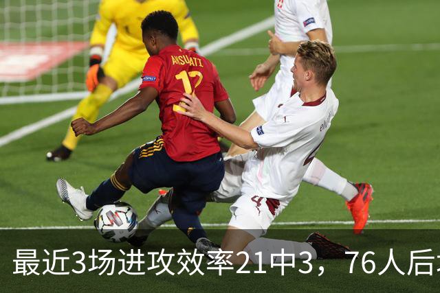 最近3场进攻效率21中3，76人后场大将的状态令人非常担心？
